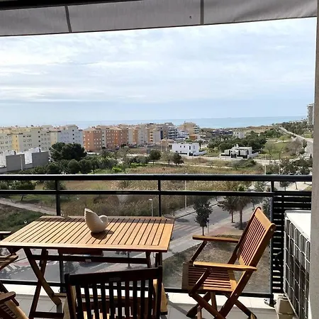 Apartamento Vistas Al Mar, A 350m De La Playa Moncofar